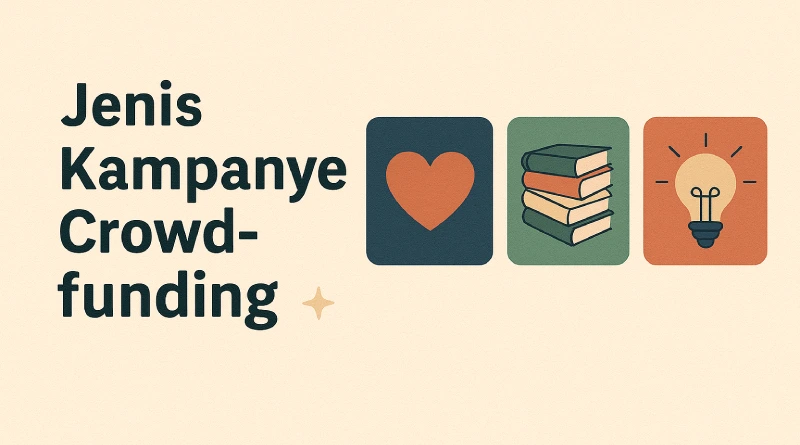 Jenis Kampanye Crowdfunding Paling Populer di Indonesia