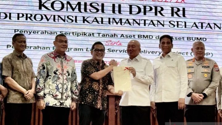 Kementerian ATR/BPN sertifikasi aset Pemda dan BUMD 103 ha di Kalsel
