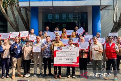 Kota Bogor salurkan Rp111,5 juta untuk pendidikan korban gempa NTT