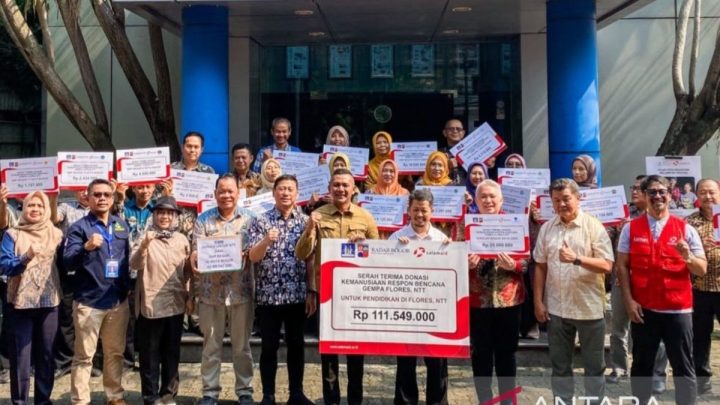 Kota Bogor salurkan Rp111,5 juta untuk pendidikan korban gempa NTT