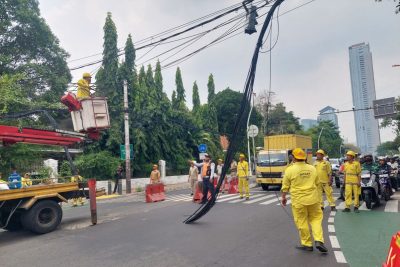 Bina Marga Jakpus targetkan penataan kabel udara sepanjang lima km