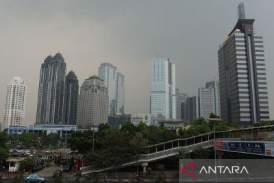 BMKG prakirakan sebagian Jakarta hujan ringan pada Senin sore