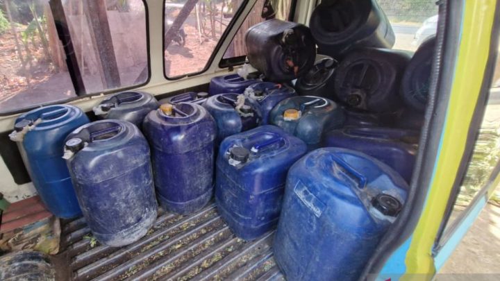 Polda NTB sita 1.734 liter BBM subsidi di Lombok Timur