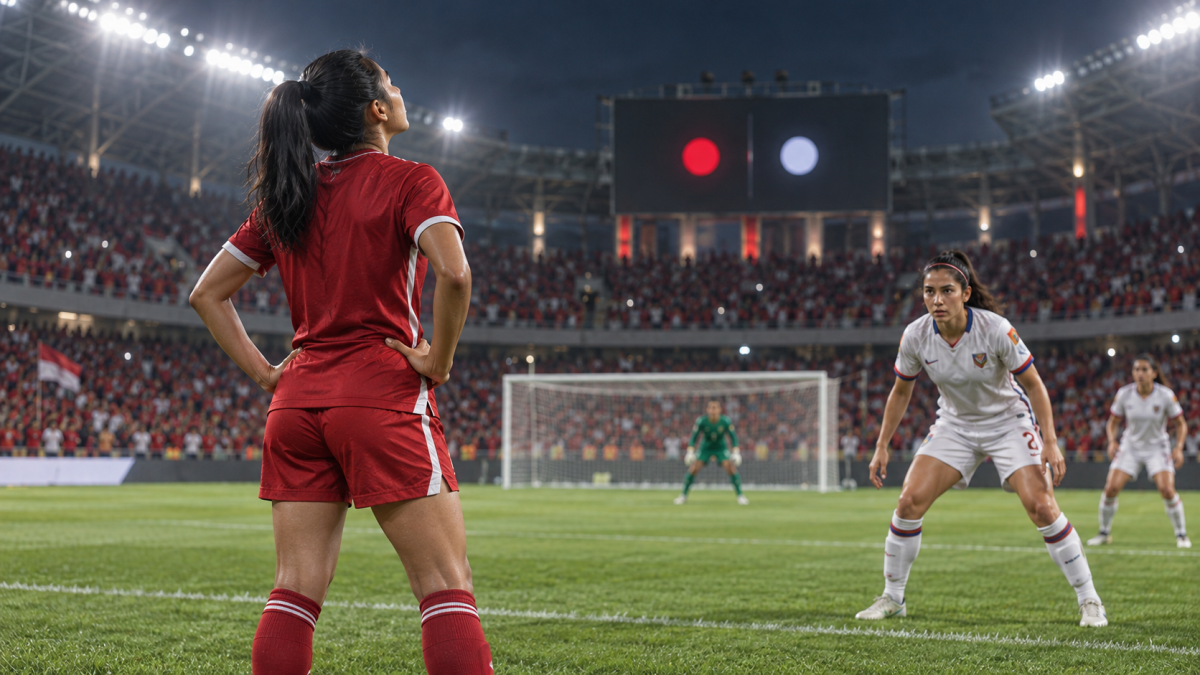 Timnas putri Indonesia ditahan imbang tanpa gol Armenia