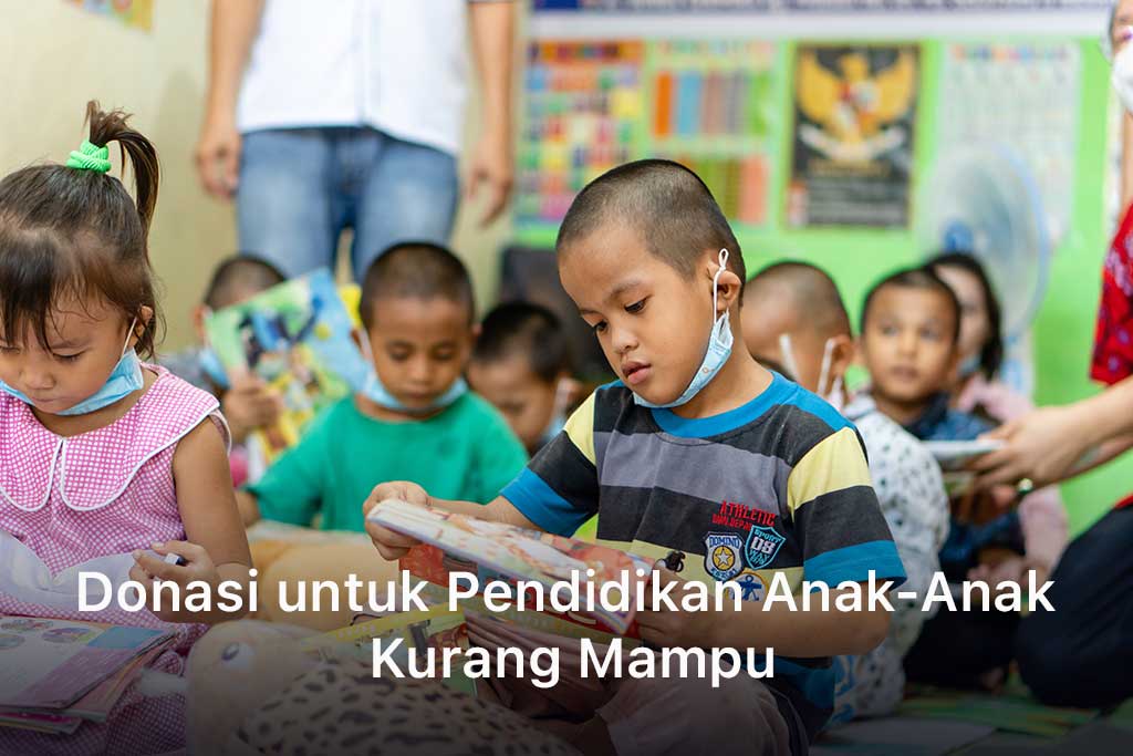Donasi untuk Pendidikan Anak-Anak Kurang Mampu