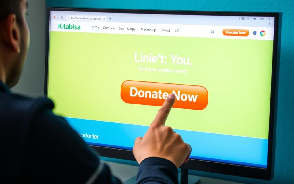 cara donasi di kitabisa