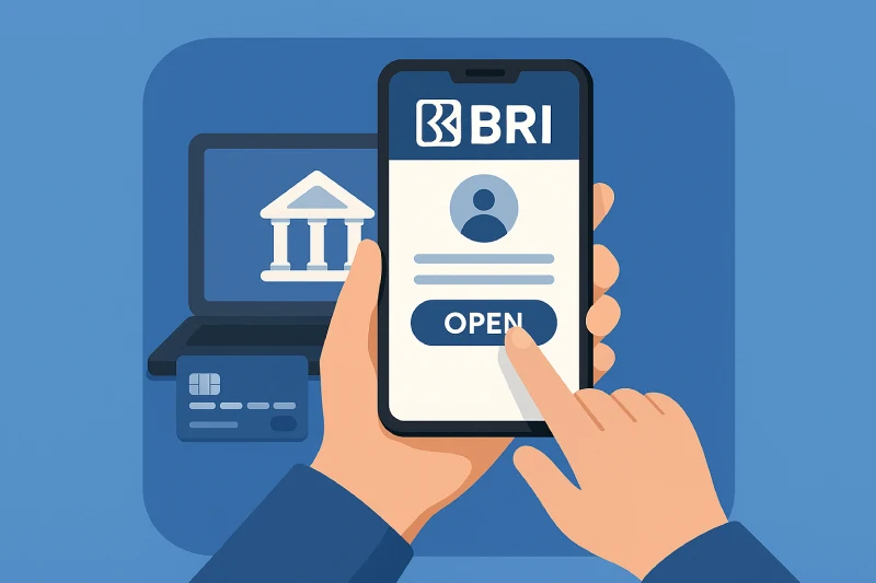 cara bikin rekening bri online dengan HP
