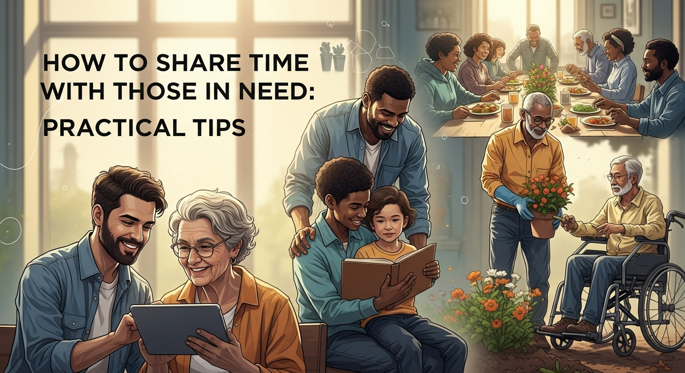 Cara Berbagi Waktu dengan Orang yang Membutuhkan: Tips Praktis