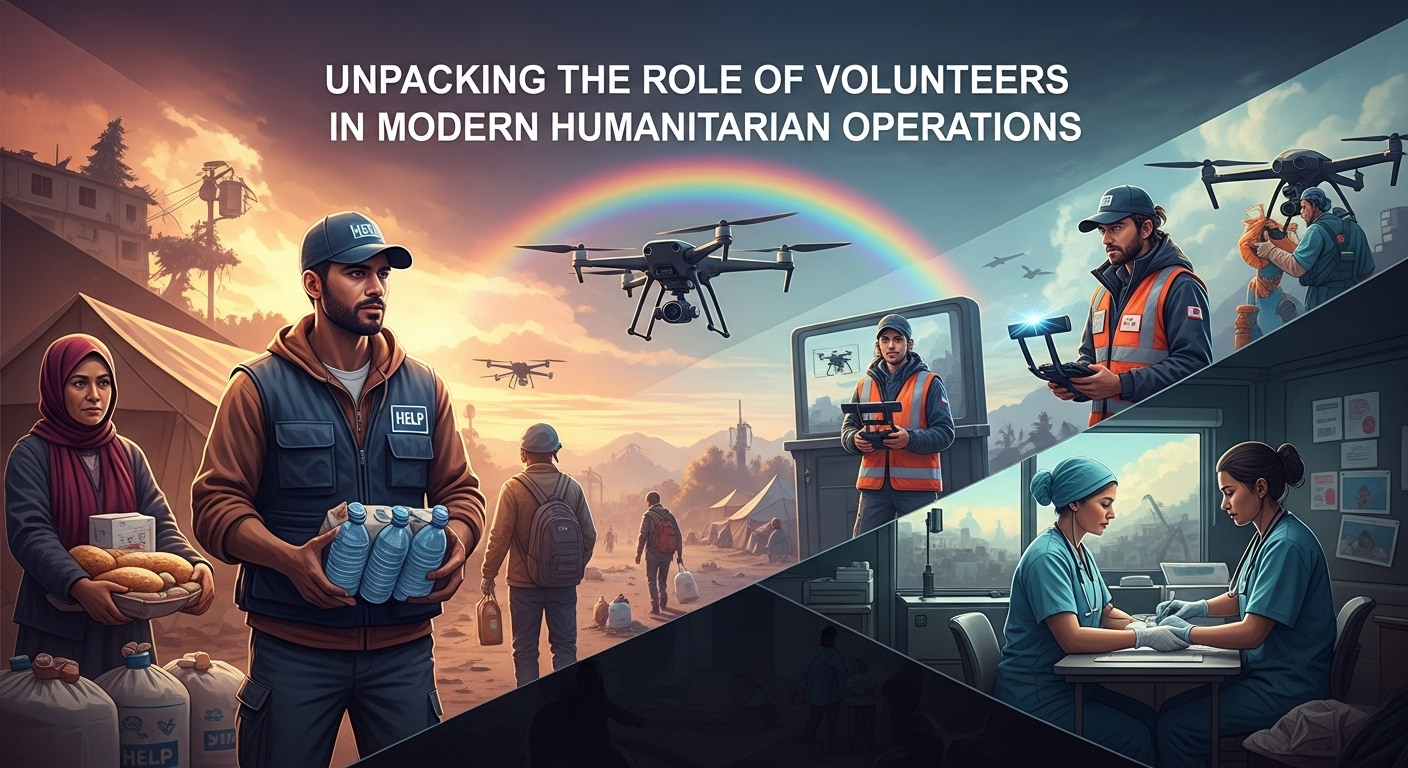 Mengupas Peran Relawan dalam Operasi Kemanusiaan Modern