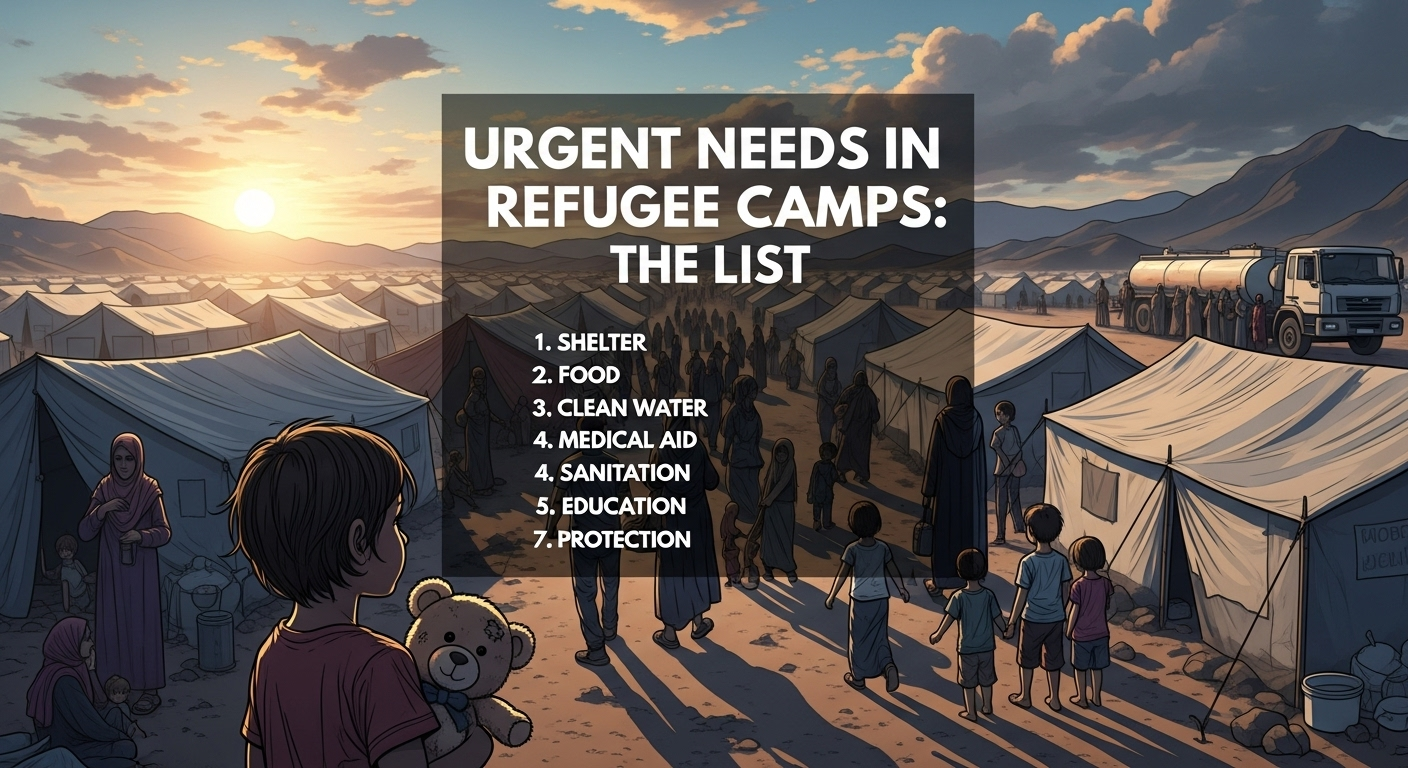 Kebutuhan Mendesak di Kamp Pengungsian: Ini Daftarnya