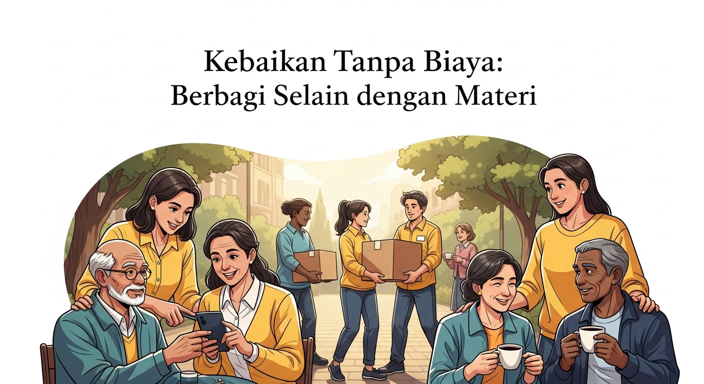 Kebaikan Tanpa Biaya: Berbagi Selain dengan Materi