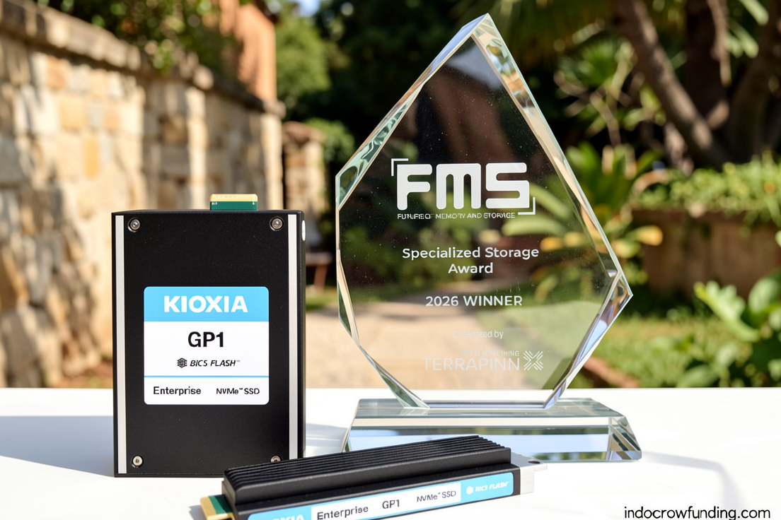SSD KIOXIA GP Series Super High IOPS Meraih Penghargaan “Best of Show” di FMS: The Future of Memory and Storage 2026