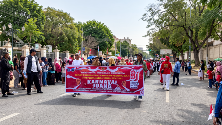 Kendari gelar Karnaval Juang sambut HUT ke-81 RI