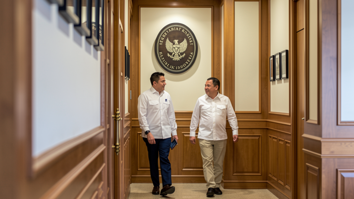 Seskab Teddy terima Haji Isam bahas investasi hingga hilirisasi