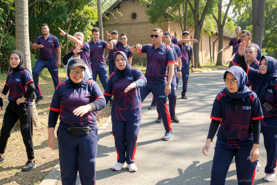 Setahun vakum, Setjen MPR kembali giatkan olahraga bersama pegawai