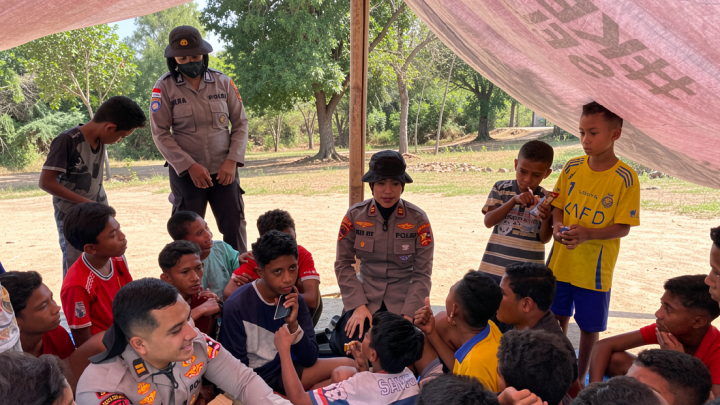 Mahasiswa STIK Lemdiklat Polri salurkan bantuan untuk korban gempa NTT