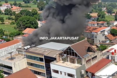 Kebakaran di Kebon Kelapa dilokalisir, 114 rumah terdampak