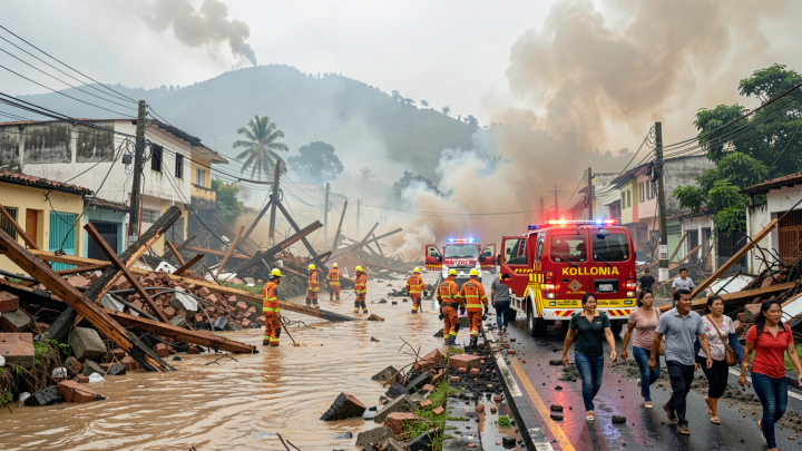 Korban tewas gempa Kolombia dilaporkan sedikitnya 111 orang