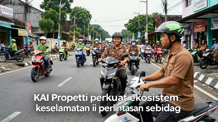 KAI Properti perkuat ekosistem keselamatan di perlintasan sebidang