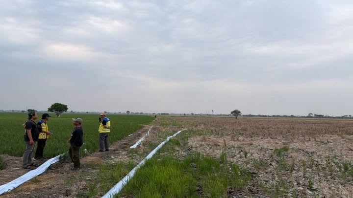 Kementerian PU operasikan tiga pompa atasi kekeringan sawah di Bekasi