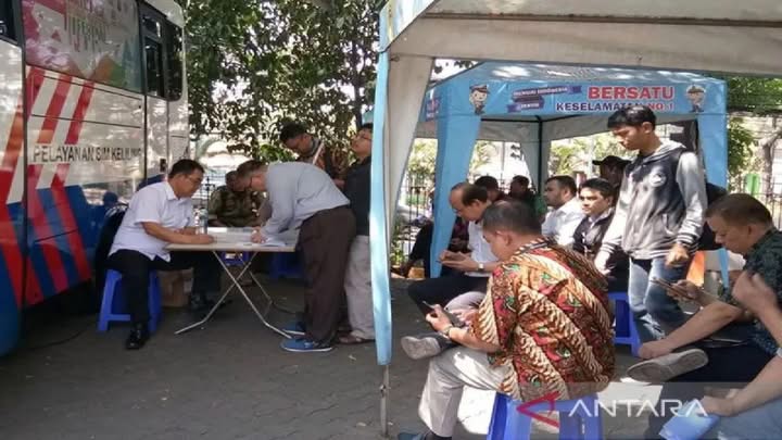 Selasa, SIM Keliling tersedia di lima lokasi Jakarta