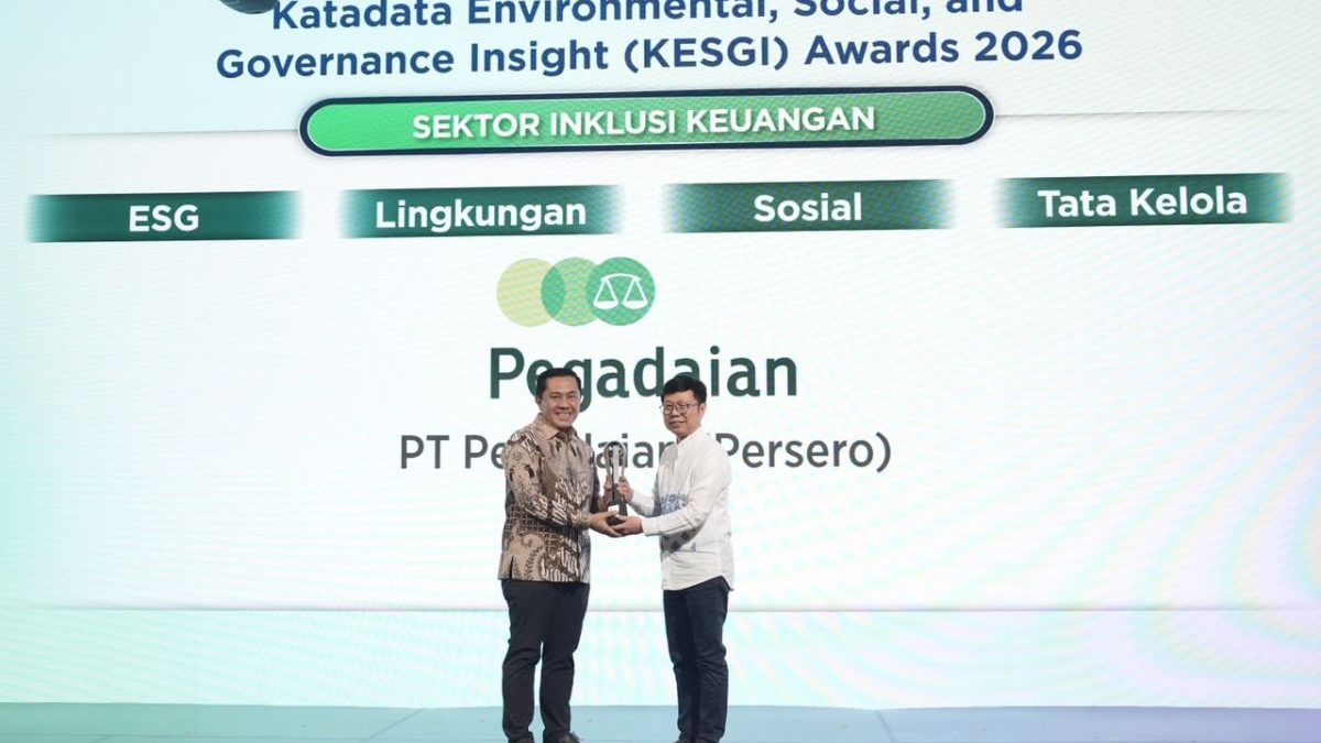 Kinerja ESG di atas rata-rata sektor, Pegadaian raih empat KESGI Award 2026
